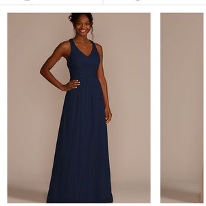 Bridesmaid dress size 18 navy